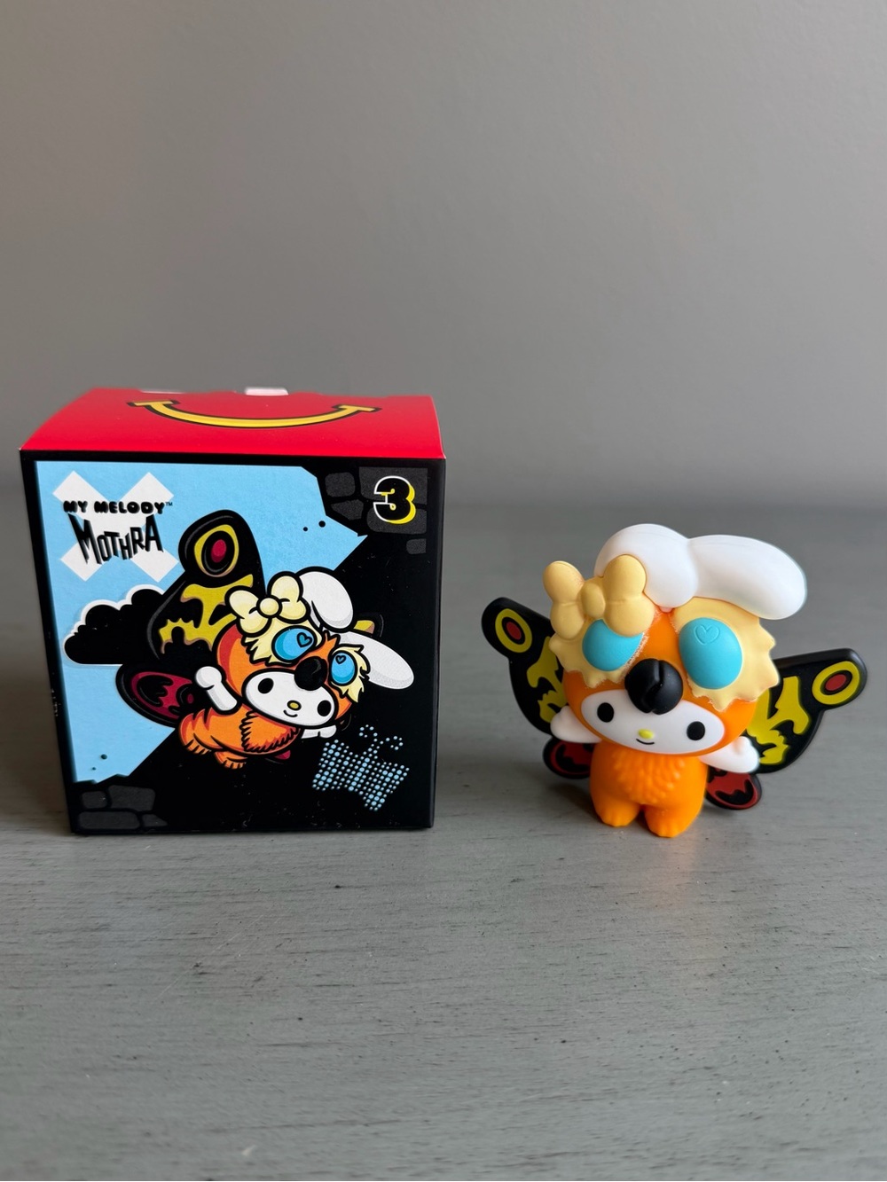 NEW 2026 McDonald's Hello Kitty x Godzilla My Melody Mothra Happy Meal #3 NEW